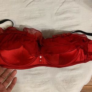 INTIMISSIMI satin red bra